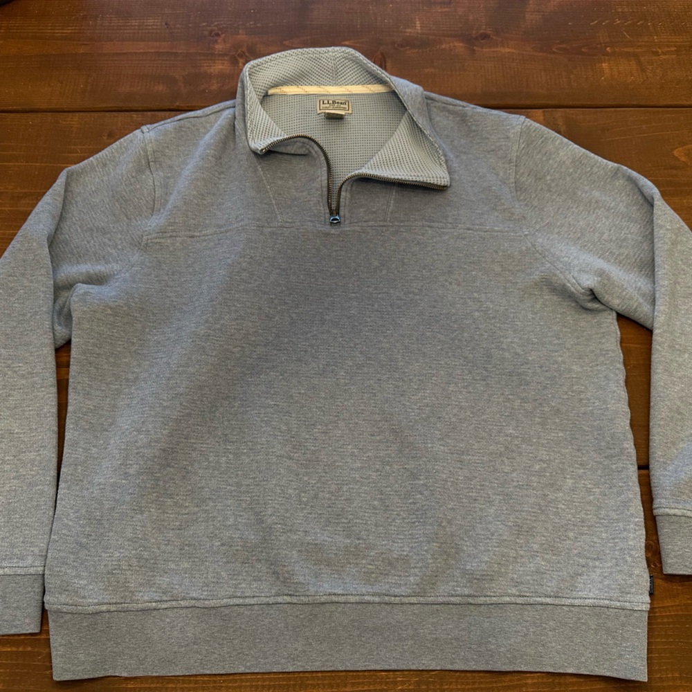 L.L. Bean Men's Zip-Up Sweater size Large